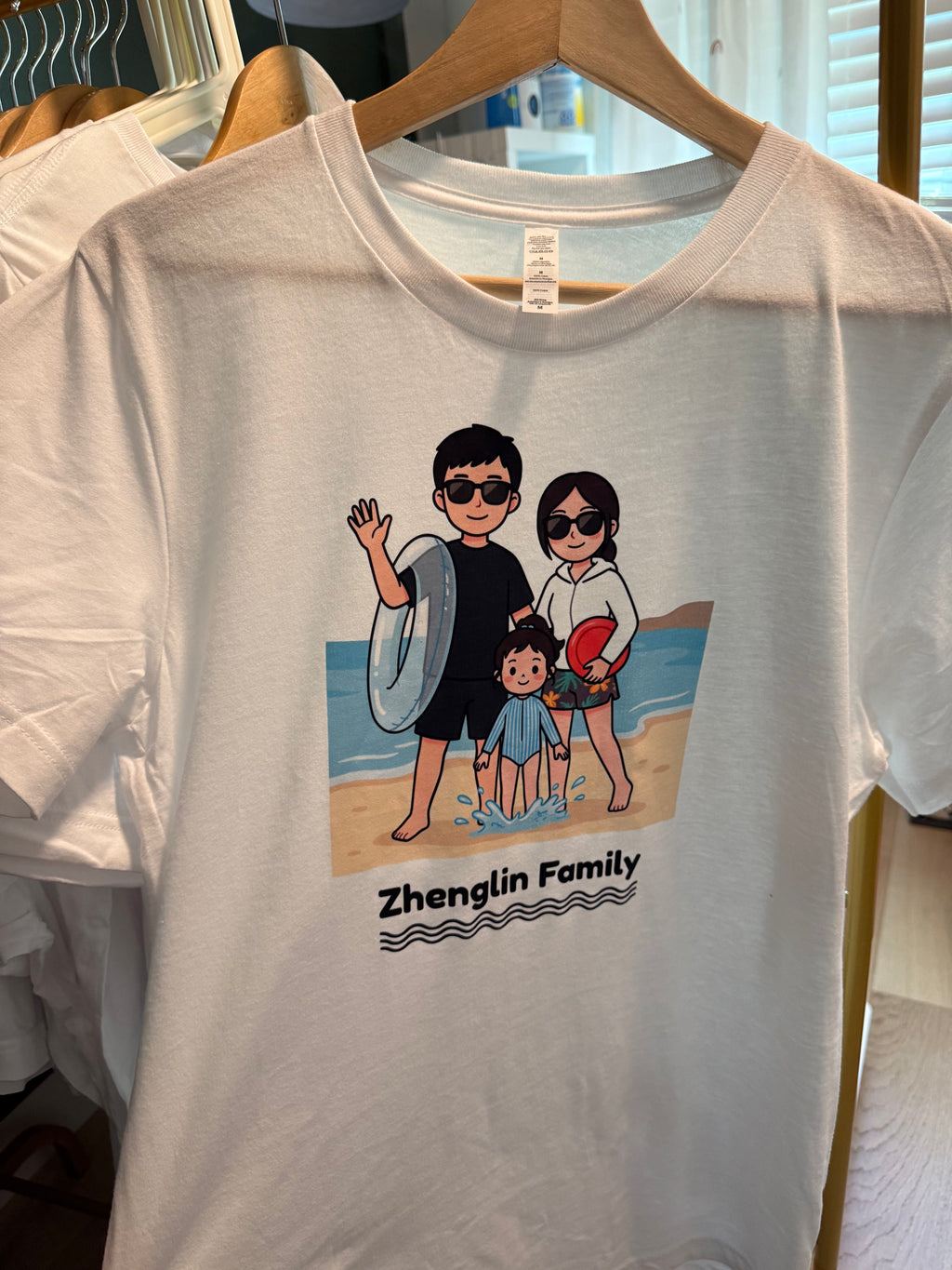 Custom Cartoon Avatar Family Tee - Unisex