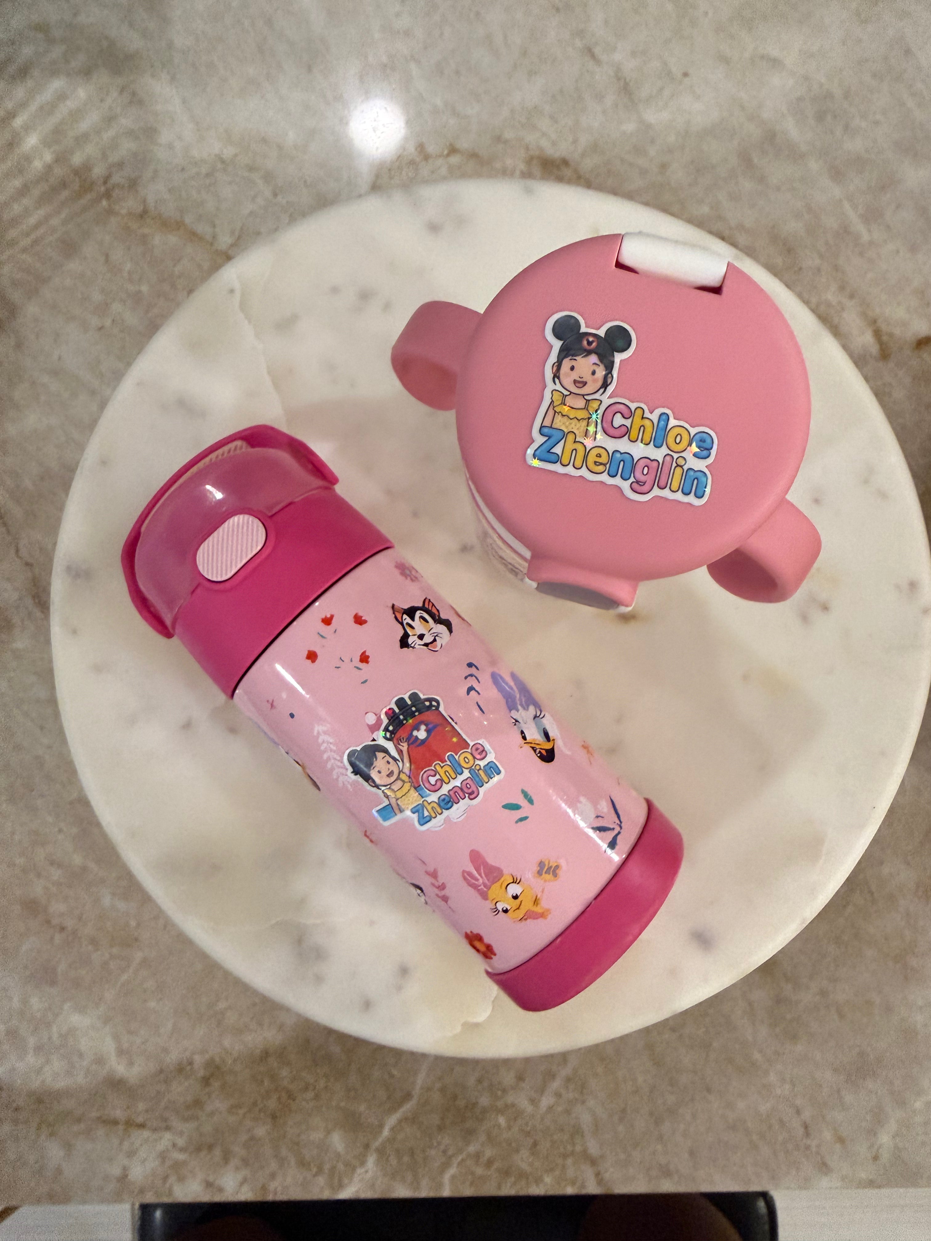 Custom Avatar Sticker with Custom Text (Instant Preview)