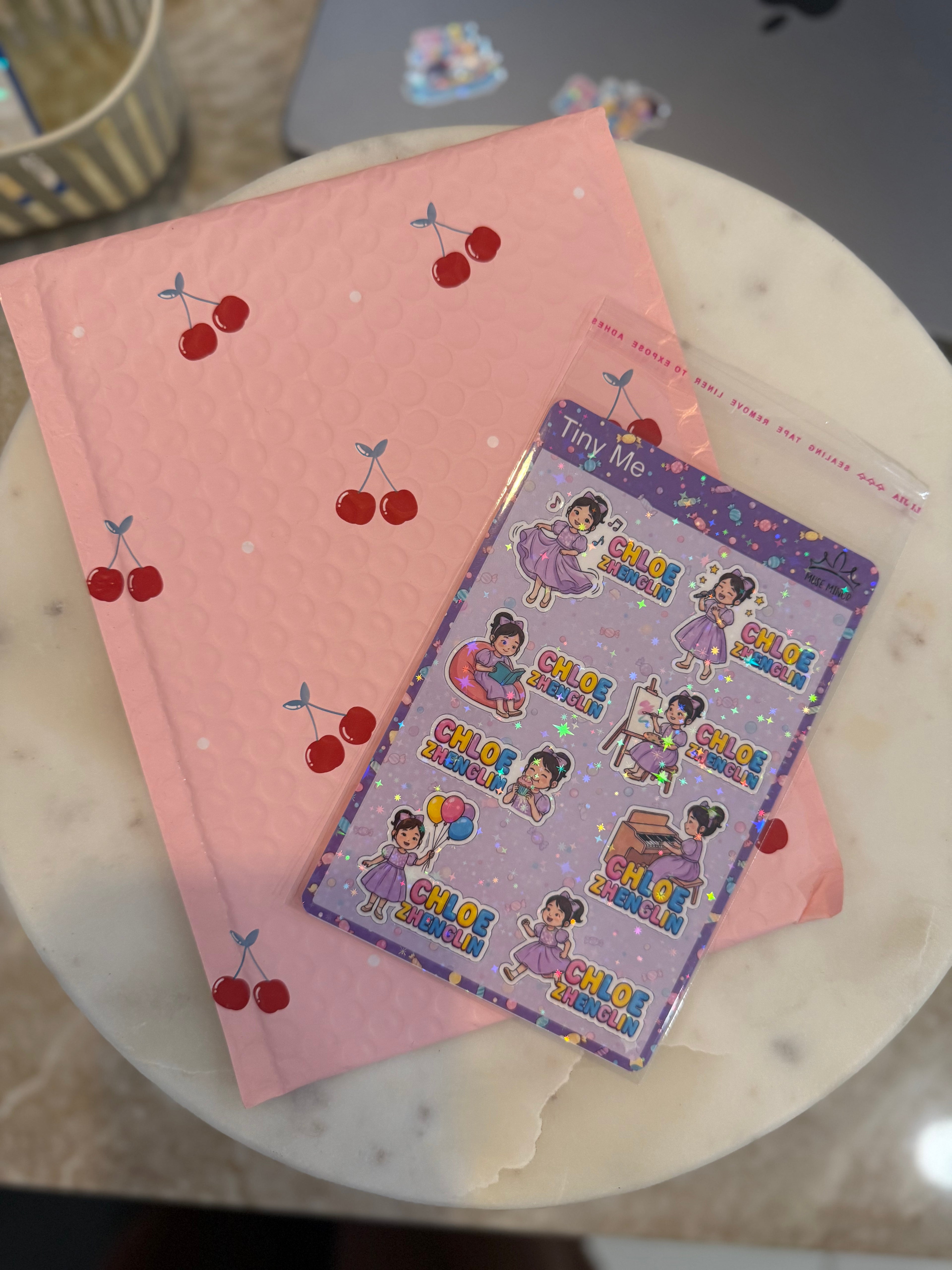 Custom Avatar Sticker with Custom Text (Instant Preview)