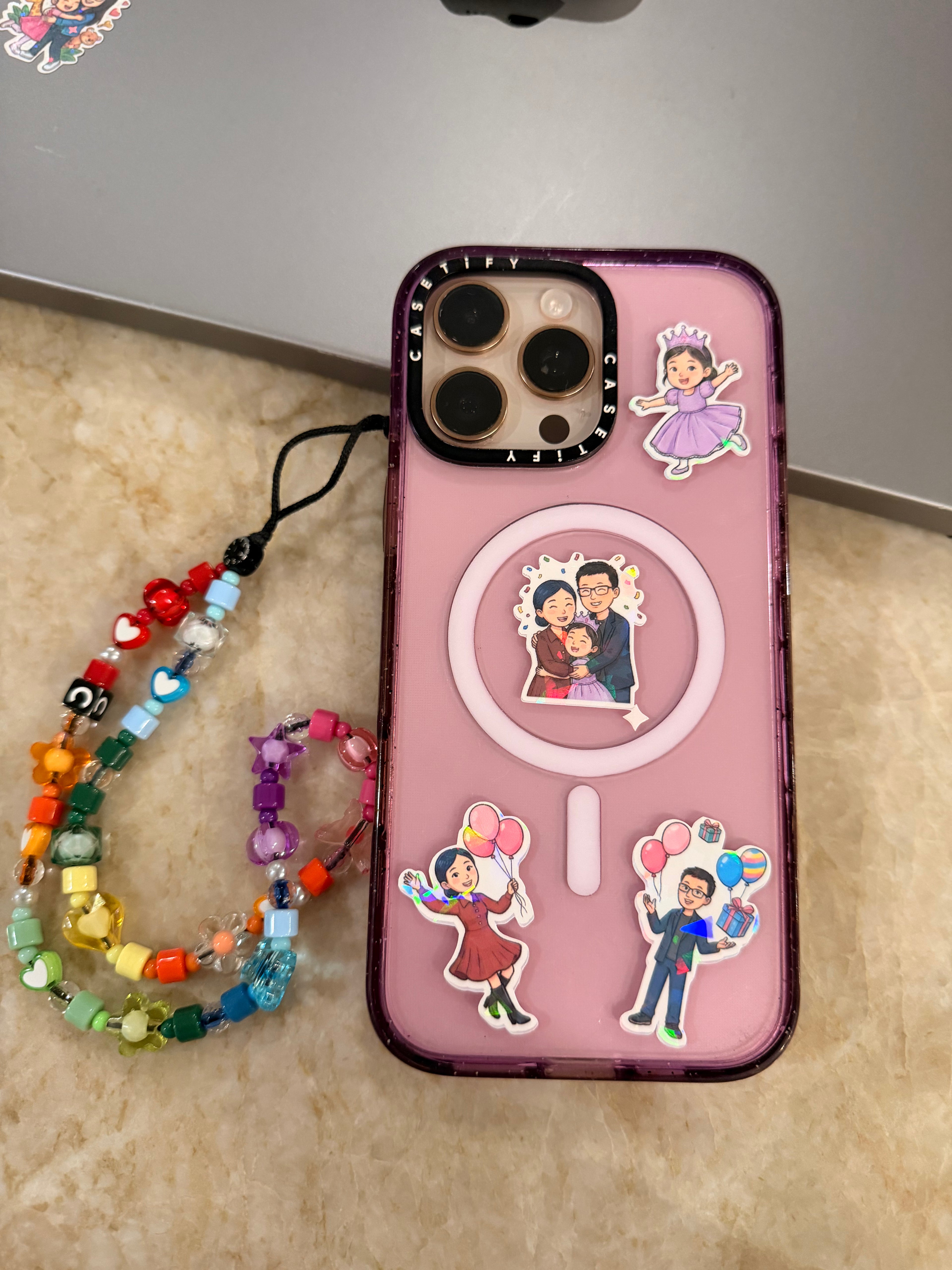 Custom Avatar Sticker Sheet (Instant Preview) – People & Pets