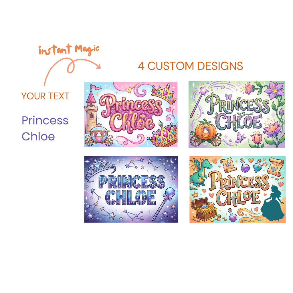 Custom Cartoon Avatar DTF Transfer Sheet – Ready to Press