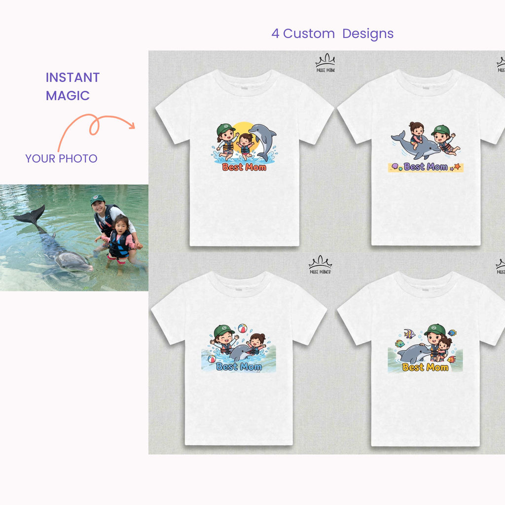 Custom Cartoon Avatar Family Tee - Unisex